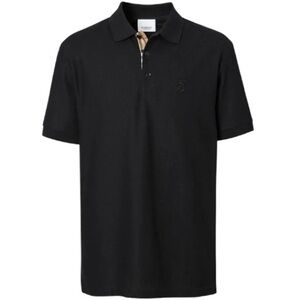 Burberry Black Polo Shirt TB